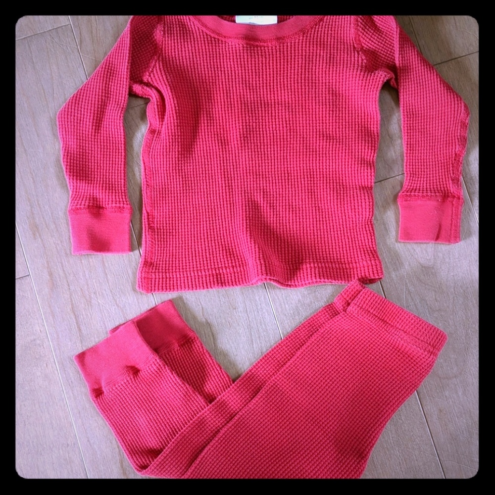 Hanna Andersson thermal pajamas size 80